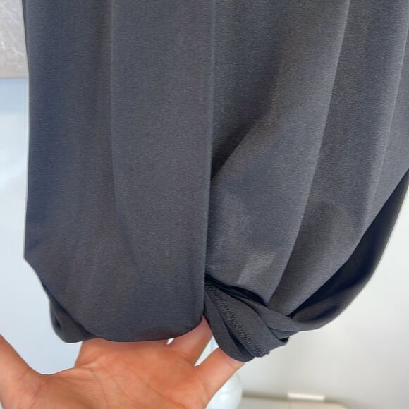 Entro Oversized short sleeve hidden knot blouse - Picture 2 of 4